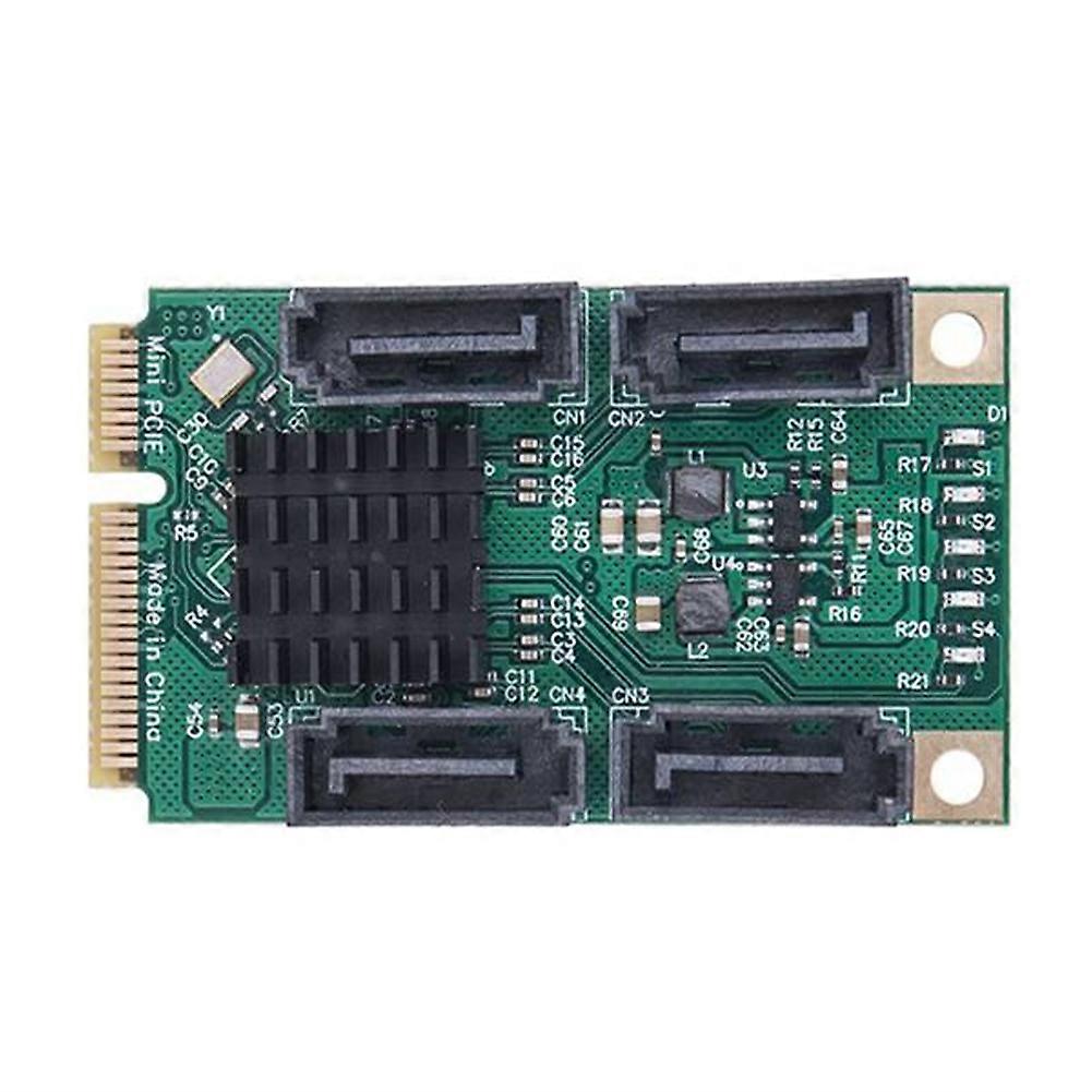 Mini-pcie-zu-sata-karte, 4-port-mini-pci-express-zu-sata-3.0-6-gb/s-erweiterungskartenkonverter Für Sata-3.0-ssds Und -festplatten