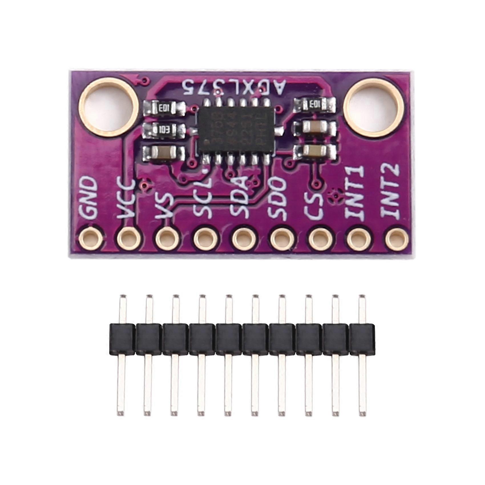 Adxl375 Hochbeschleunigungs-3-achsen-beschleunigungsmessermodul, ±200g Messung, I2c/spi, Für Stoßerkennung, Vibrationsprüfung.