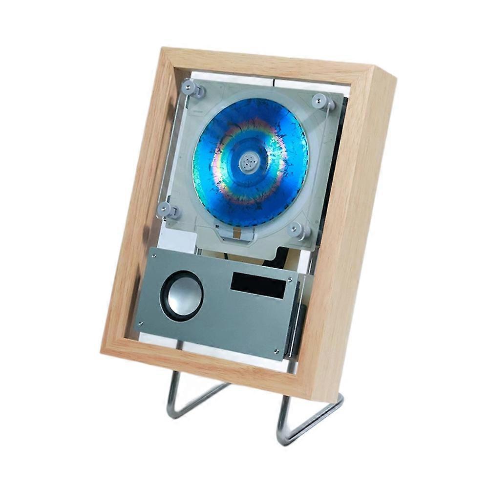 Wandmontierter Cd-player Mit Musikrahmen – Wandmontierter Bluetooth-lautsprecher Mit Led-ambientebeleuchtung Und Integriertem Lautsprecher – Dynamischer Kunstrahmen