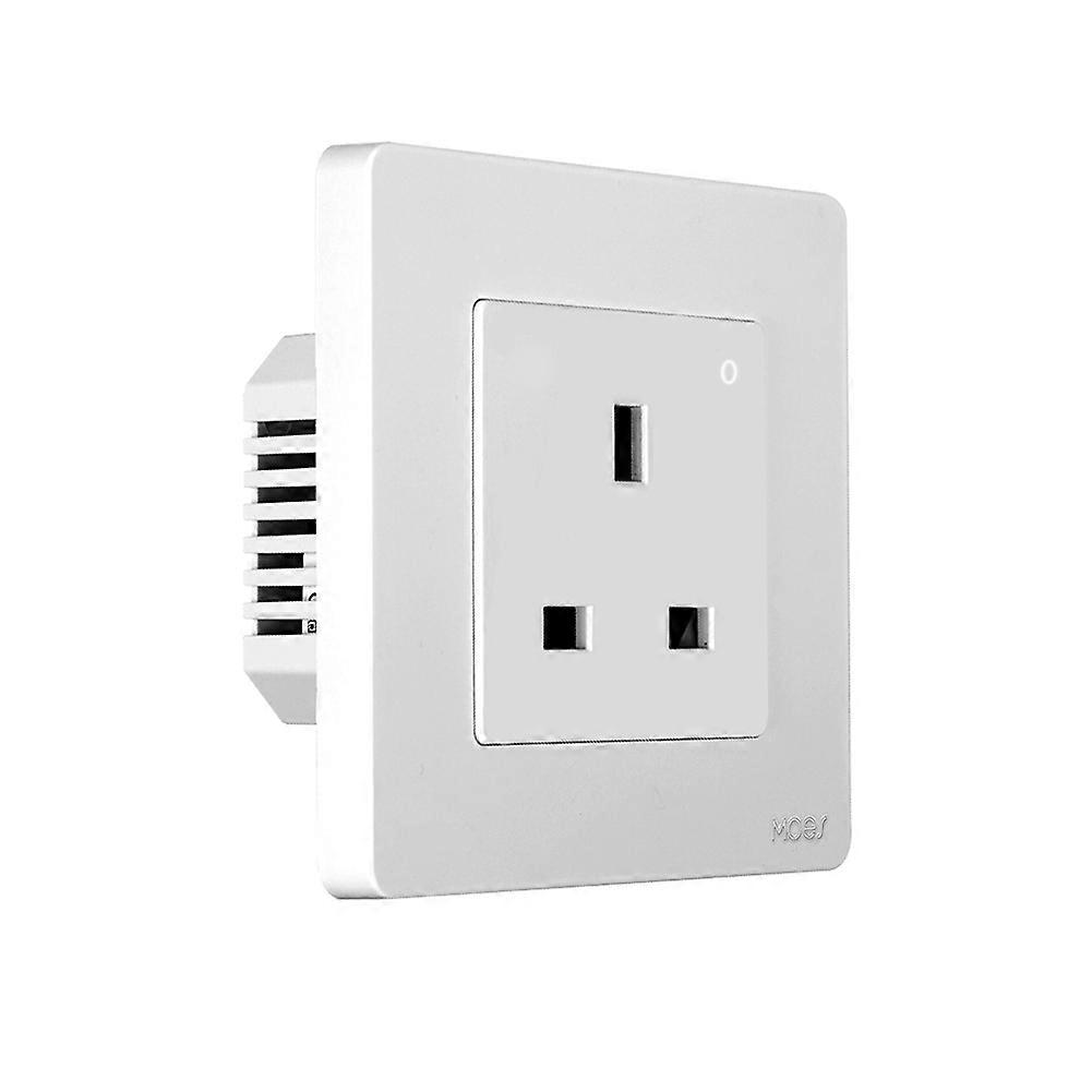 Tuya Zigbee Smart-wandsteckdose Mit Energieverbrauchsanzeige, Fernbedienungs-app Und Sprachsteuerung.