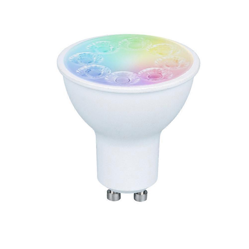 Gu10 Rgb-smart-glühbirne Mit Dimmbarer Rgbw-beleuchtung, 16 Millionen Farben, Stufenloser Dimmung Und Fernbedienung