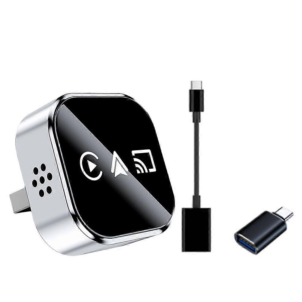 3-in-1 Wireless Carplay Adapter Mirror Link Carplay Android Auto Smart Usb Dongle Wired To Wireless Carplay Plug Play B