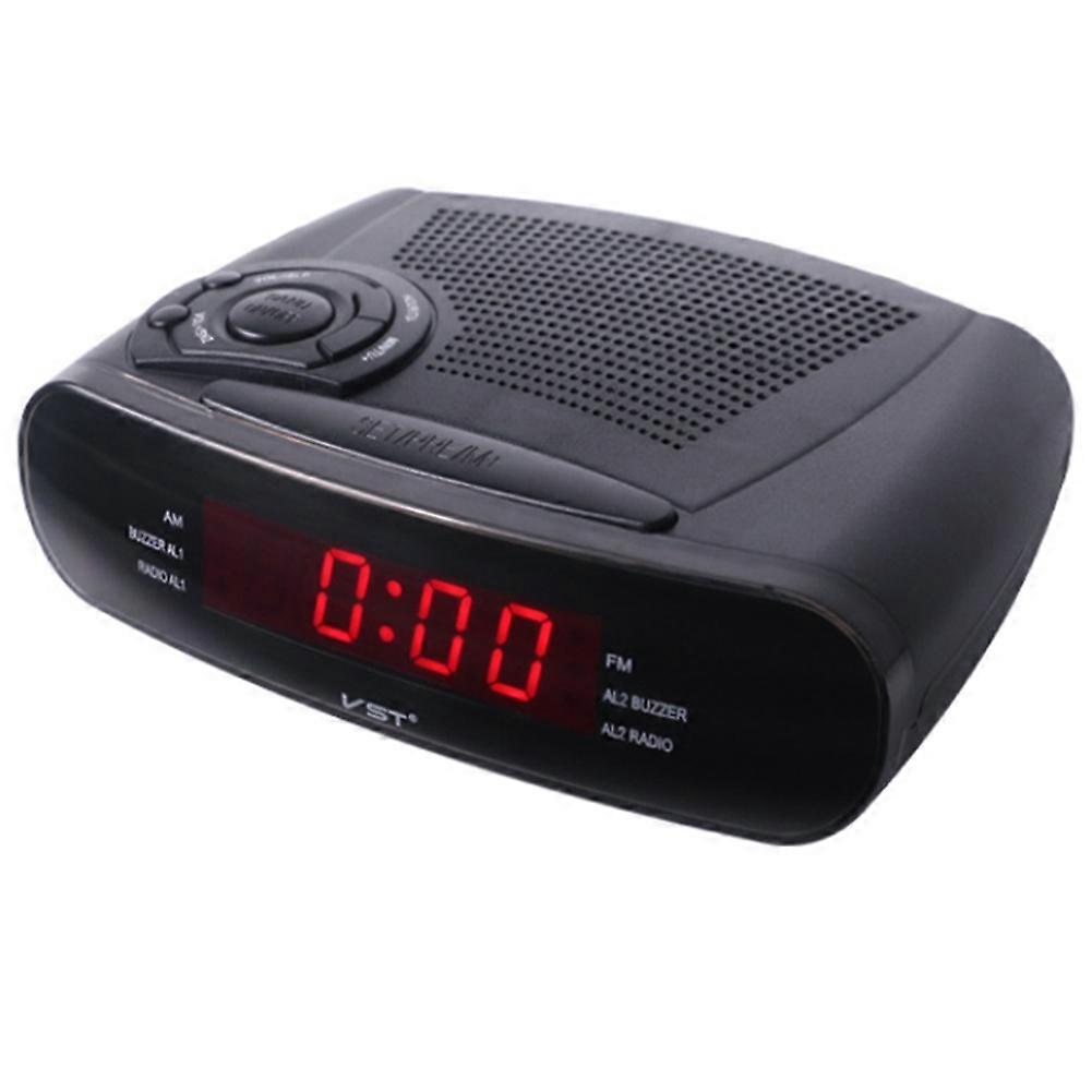 Vst-radiowecker Mit Am- Und Fm-sendern, Led-wecker Mit Schlummerfunktion Und Zubehör Für Das Audiosystem.