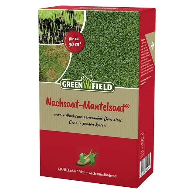 Greenfield Nachsaat-Mantelsaat 0,5 kg - verjüngt den Rasen
