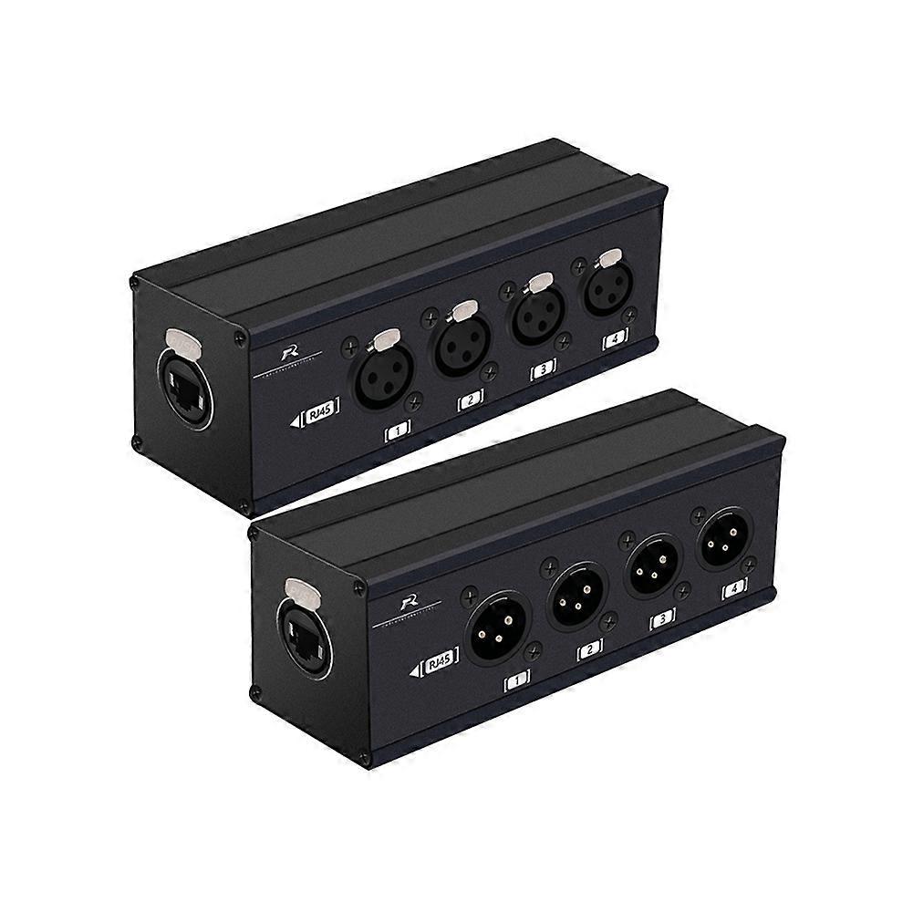 Rj45 Cat5 Auf Xlr 3-poliges Netzwerkkabel-verlängerungskabel, 4-kanal-audio/dmx Für Bühne, Beleuchtung Und Tonstudio