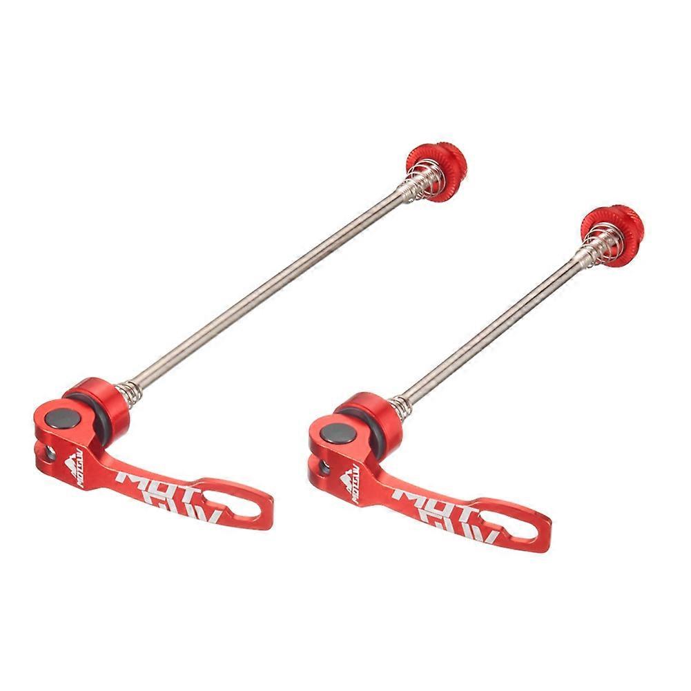 Motsuv Schnellspannsatz Aus Aluminiumlegierung Für Mountainbikes Und Rennräder – Zubehör Für Mountainbike-naben – Rot