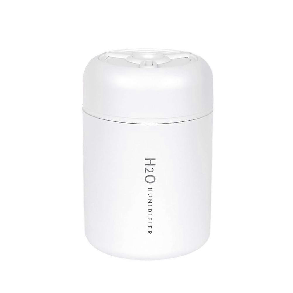Kompakter 300-ml-usb-luftbefeuchter Mit Kaltnebel Und Farbigen Lichtern. Ideal Für Schlafzimmer, Büro, Pflanzen, Reisen Und Auto.
