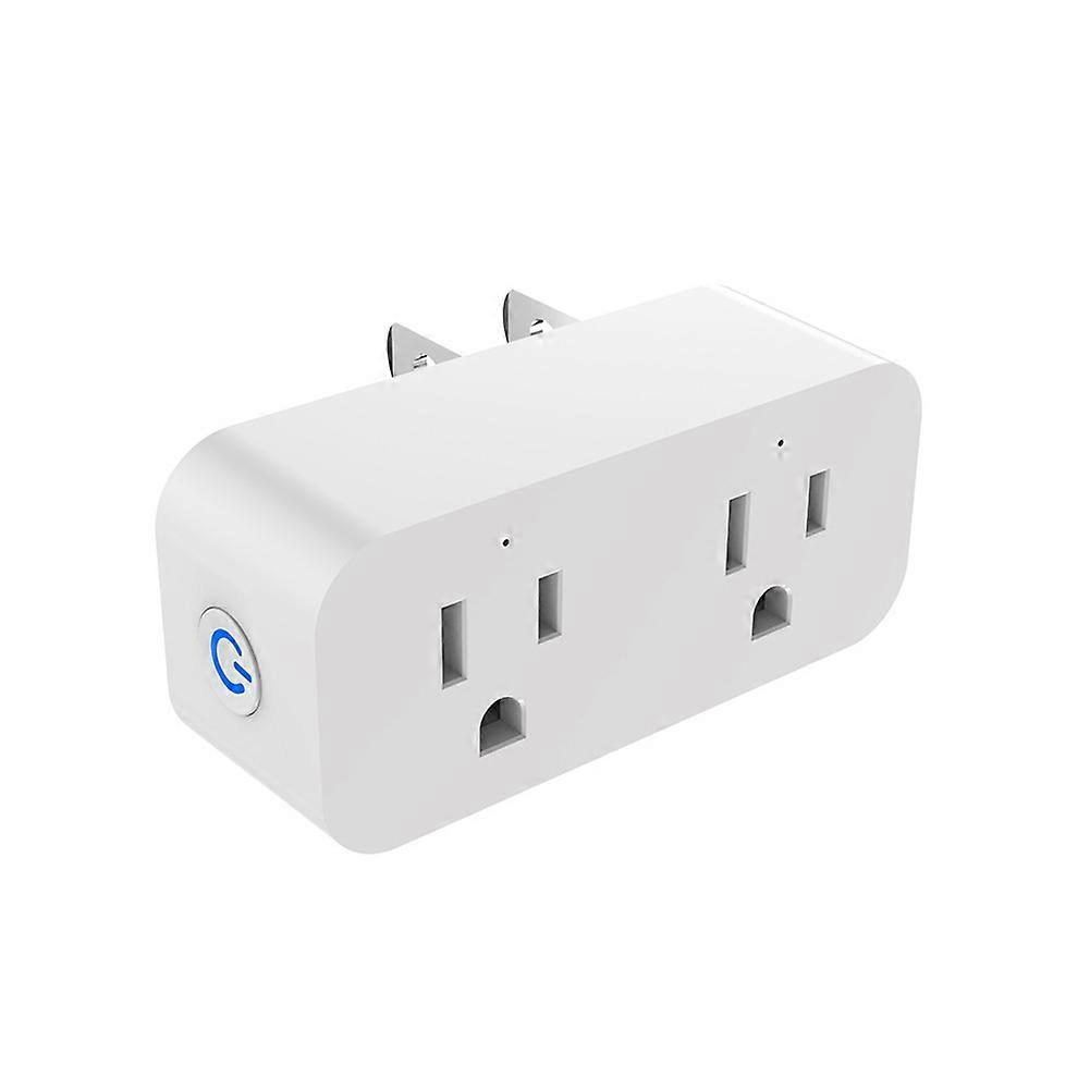 Tuya Wifi Mini Smart Plug 16a Mit Timer Und Fernbedienung, Dual Us-stecker