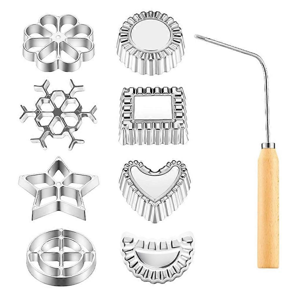 Rosette Maker Ausstechformen Mit 8 Motiven: Stern, Blume, Kreis, Herz, Sechseck, Quadrat (set Mit 9 Teilen)