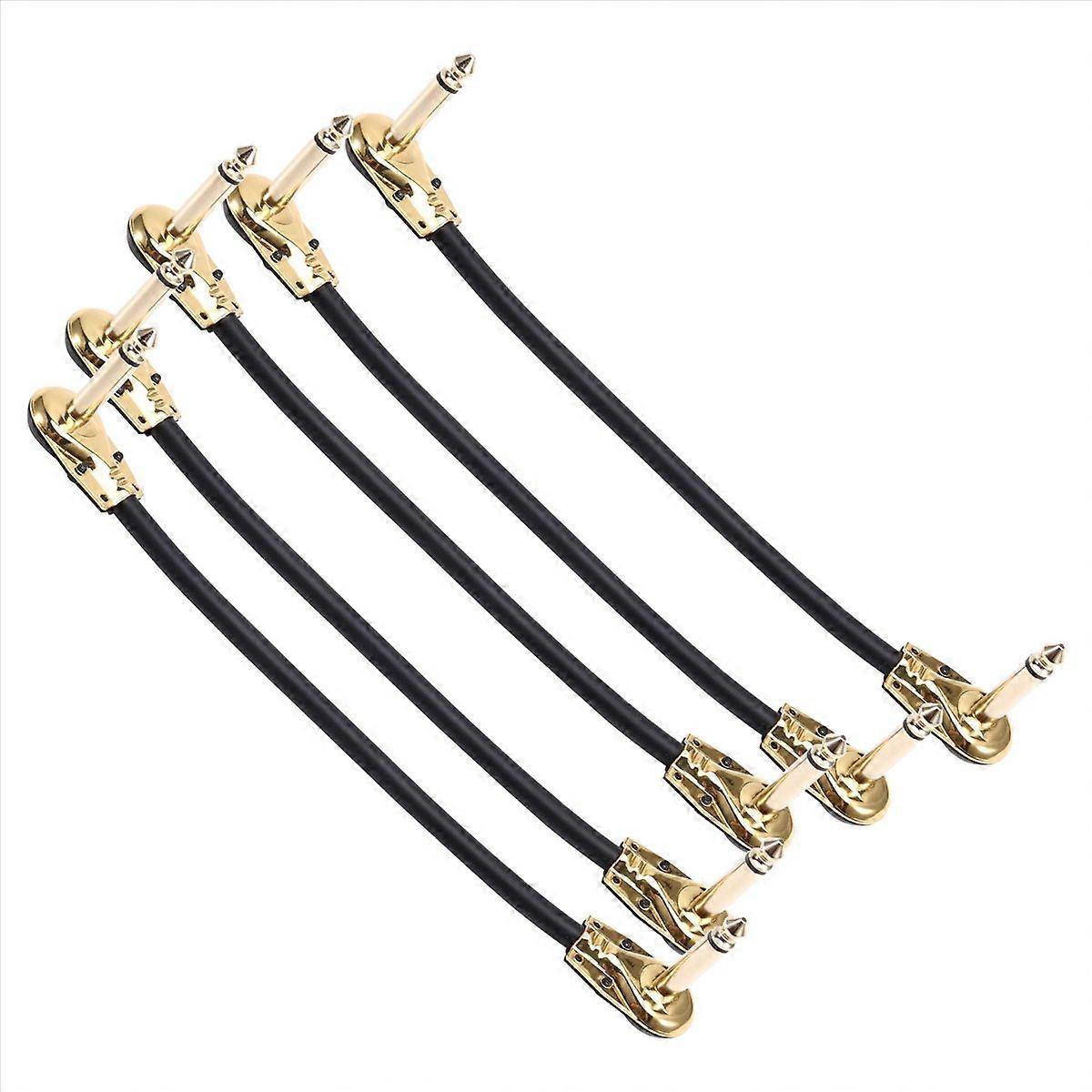 Gitarreneffektpedal Mit Kabelanschluss, Doppelter Flachstecker, Audio-klinkenbuchse, Länge 20 Cm.