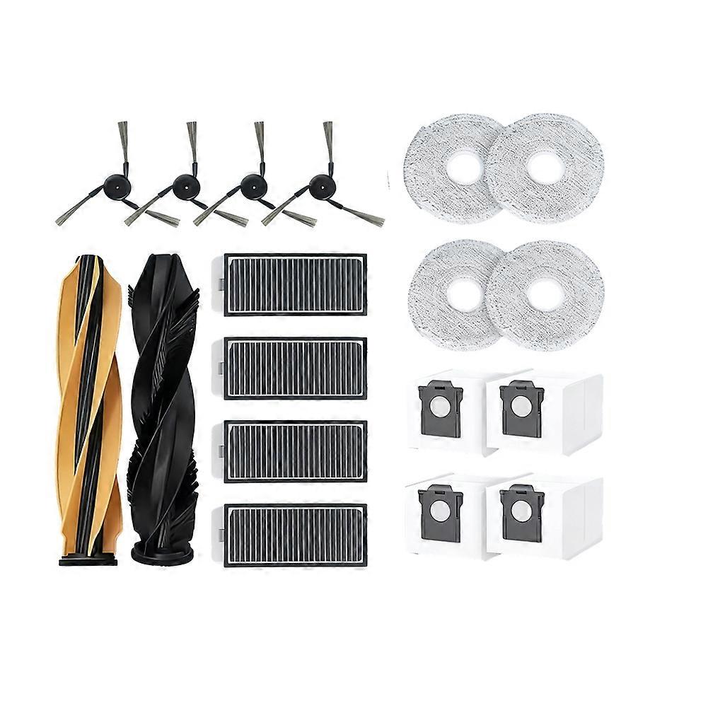 18 Zubehörteile Für Den Dreame X50s Pro Master / Matrix 10 / Matrix 10 Ultra Staubsauger: Hauptbürste, Filter Und Staubbeutel.