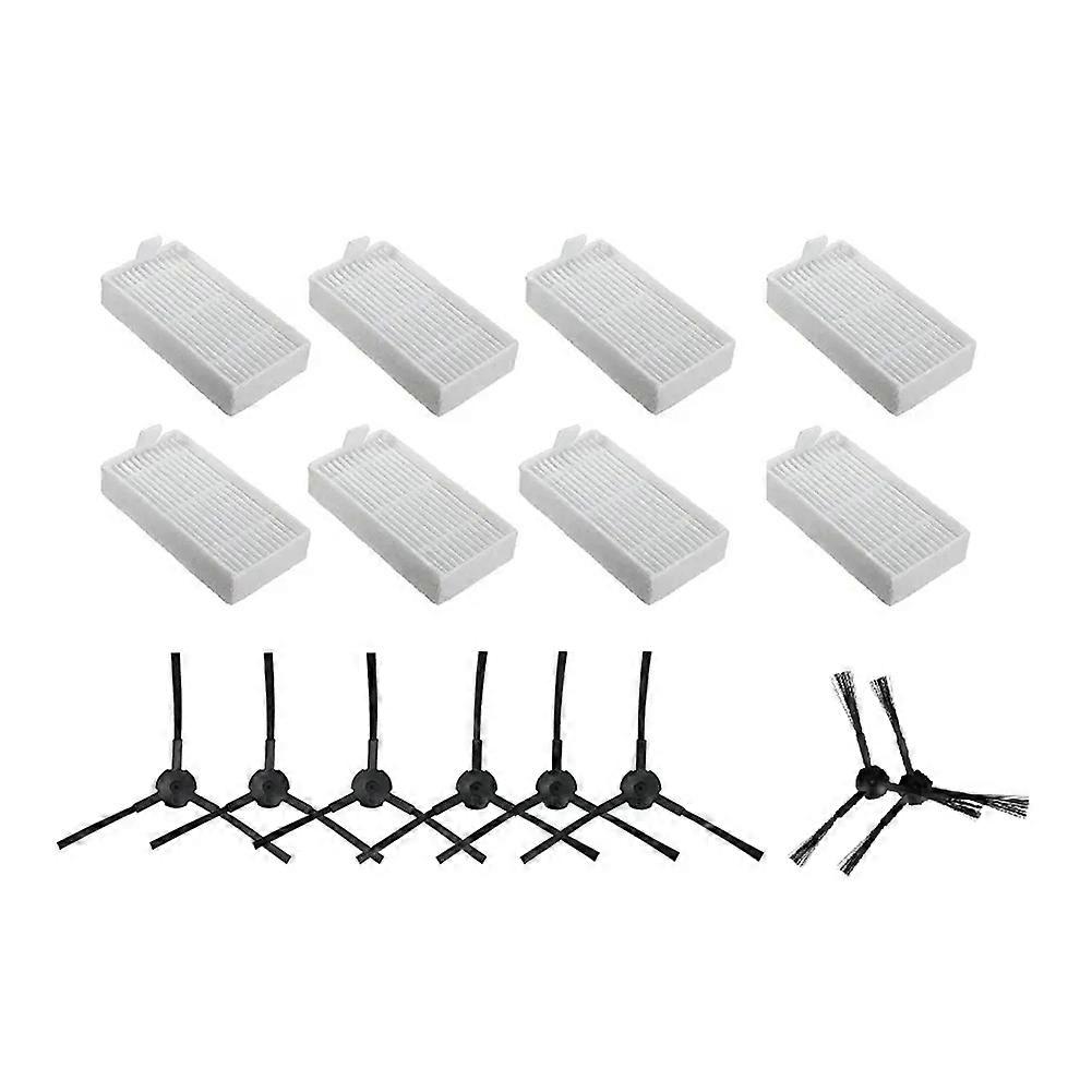 Set Mit 16 Zubehörteilen Für Den Medion Md19900/ilife V2 Wischmopp: Seitenbürstenfilter