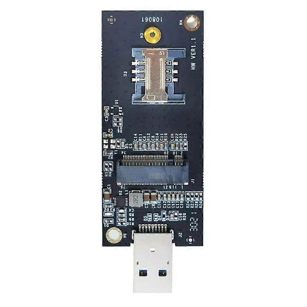 Ngff Key-b Auf Usb 3.0 Adapterkarte Mit Sim-kartensteckplatz, Wwan-modul, Testkarte Kompatibel Mit 3g/4g/5g-netzwerkkarten