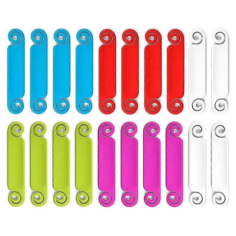 Packung Mit 20 Mehrfarbigen Kabelmanagement-etiketten Zur Kennzeichnung Von Usb-kabeln, Kompatibel Mit Handy- Und Computerladegeräten.