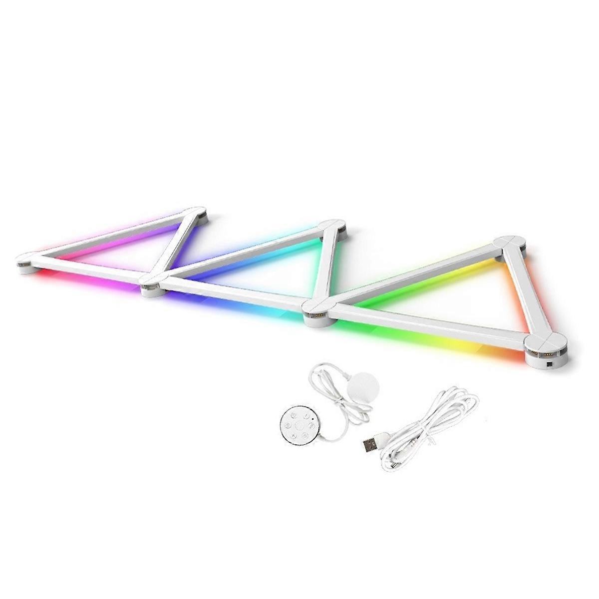 Intelligente Usb-rgb-led-lichtleisten Für Wände, 16 Millionen Farben, Dimmbar, Musiksynchronisation, Diy-wohndekoration