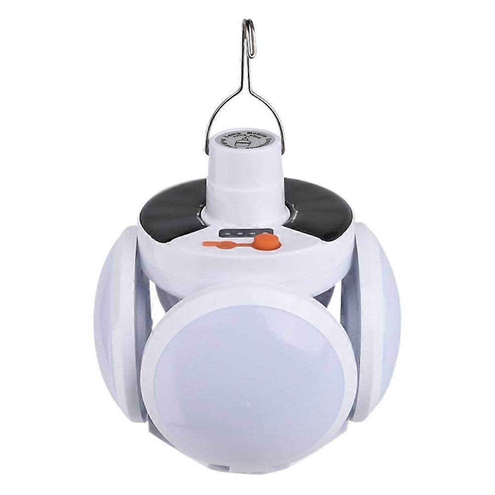 Campinglaterne Mit Haken, Wasserdichte Led-notleuchte – Solaraufladbar, 5 Leuchtmodi