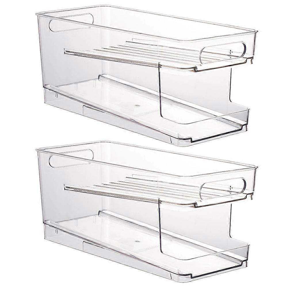 Automatischer Getränkedosenspender Für Den Kühlschrank, 2-stöckig Und Auf Rädern, Für Bier Und Limonade.