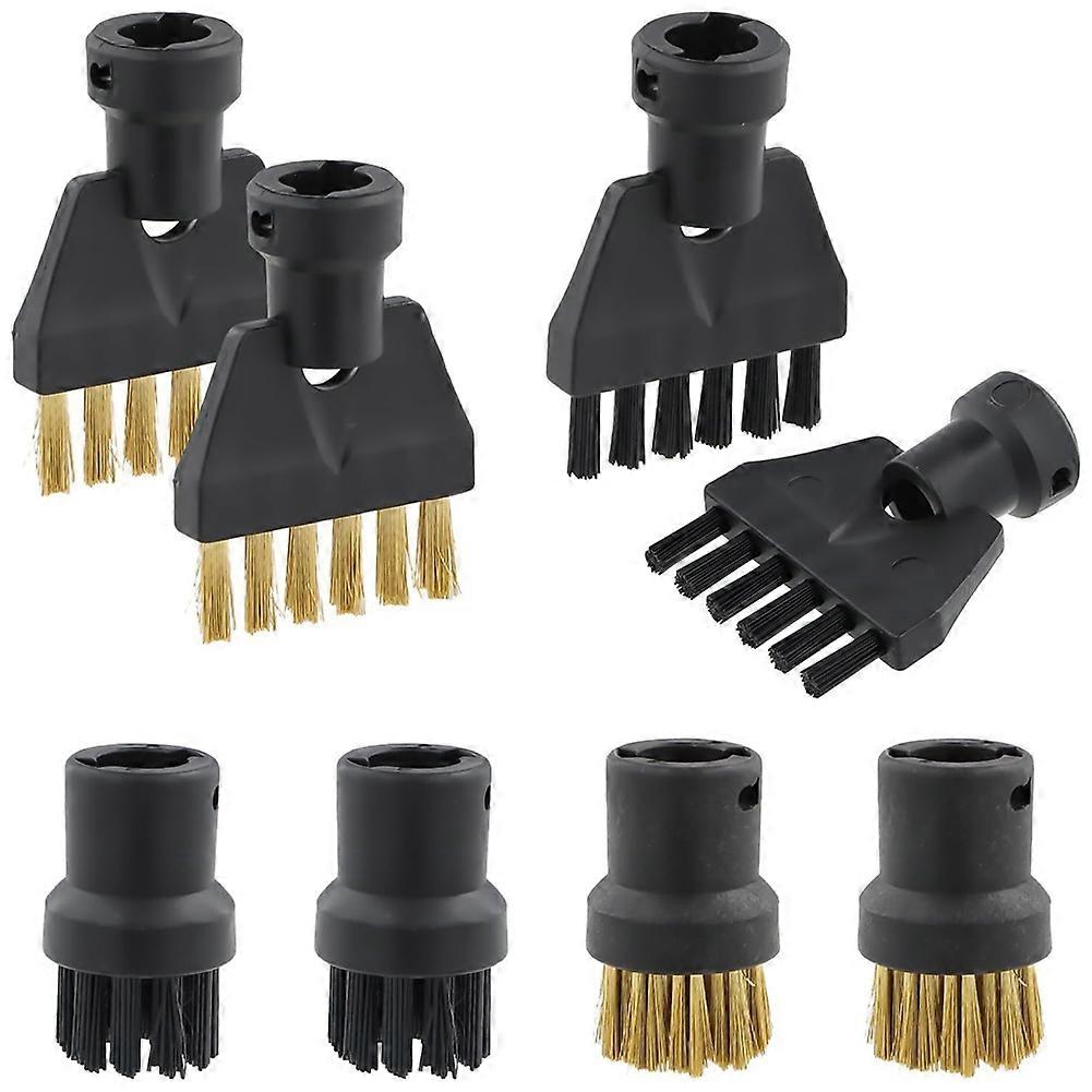 Set Mit 8 Bürstenaufsätzen Aus Nylon Und Messing Für Kärcher Dampfreiniger Sc1 Sc2 Sc3 Sc4 Sc5 Sc7 Ctk10 Ctk20
