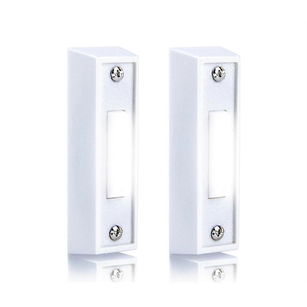 Set Mit 2 Led-beleuchteten Türklingelknöpfen, Kabelgebundener Ersatz Für Die Türklingel, Kompatibel Mit Wand- Und Garagenmontage.