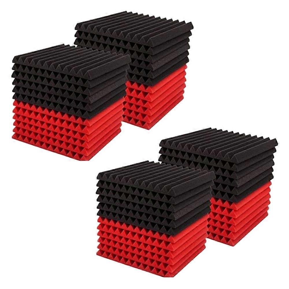 Packung Mit 50 Akustikschaumstoff-dämmplatten Für Studiowände, Ideal Für Heimstudios, 2,5 X 30 X 30 Cm