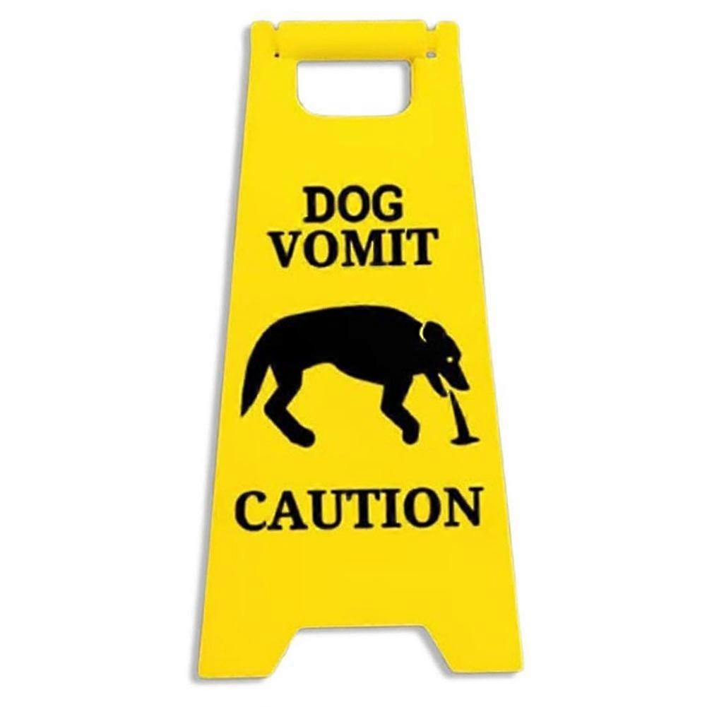 Schild „hund Erbricht“, 10 Cm Schild „nasser Boden Und Erbrechen“, Dekoratives Gartenschild „vorsicht: Hund Erbricht