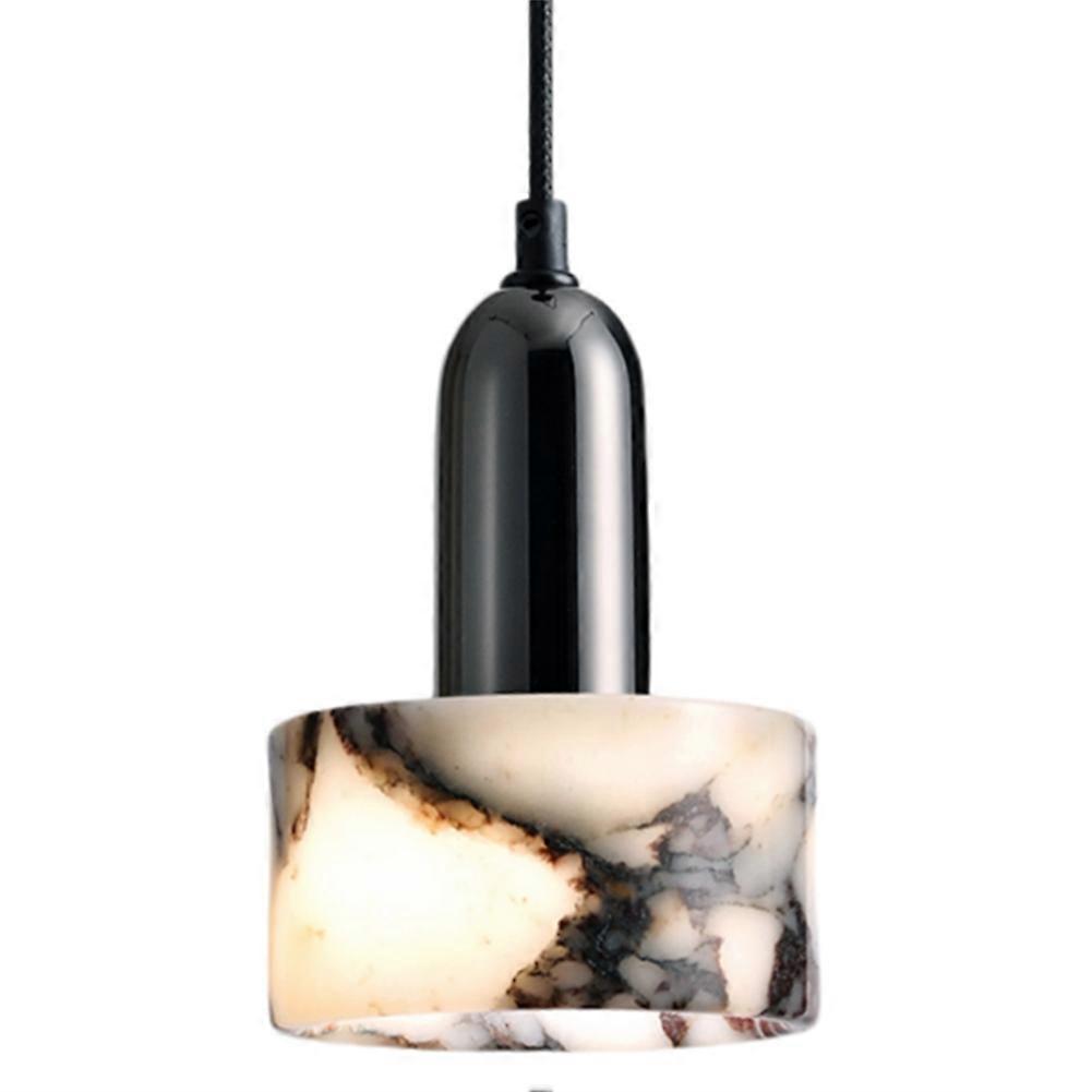 Led-pendelleuchte Mit Marmoroptik, Leuchte Für Nachttisch, Café, Wohnzimmer, Küche, Loft, Eisenfassung, Hängelampe.