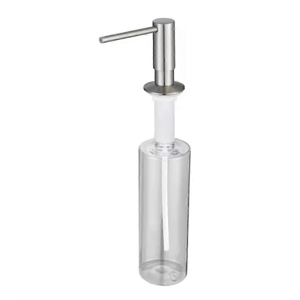 295 Ml (10 Oz) Küchenseifenspender Aus Chrom – Einfaches Nachfüllen Und 360° Drehbarer Auslauf