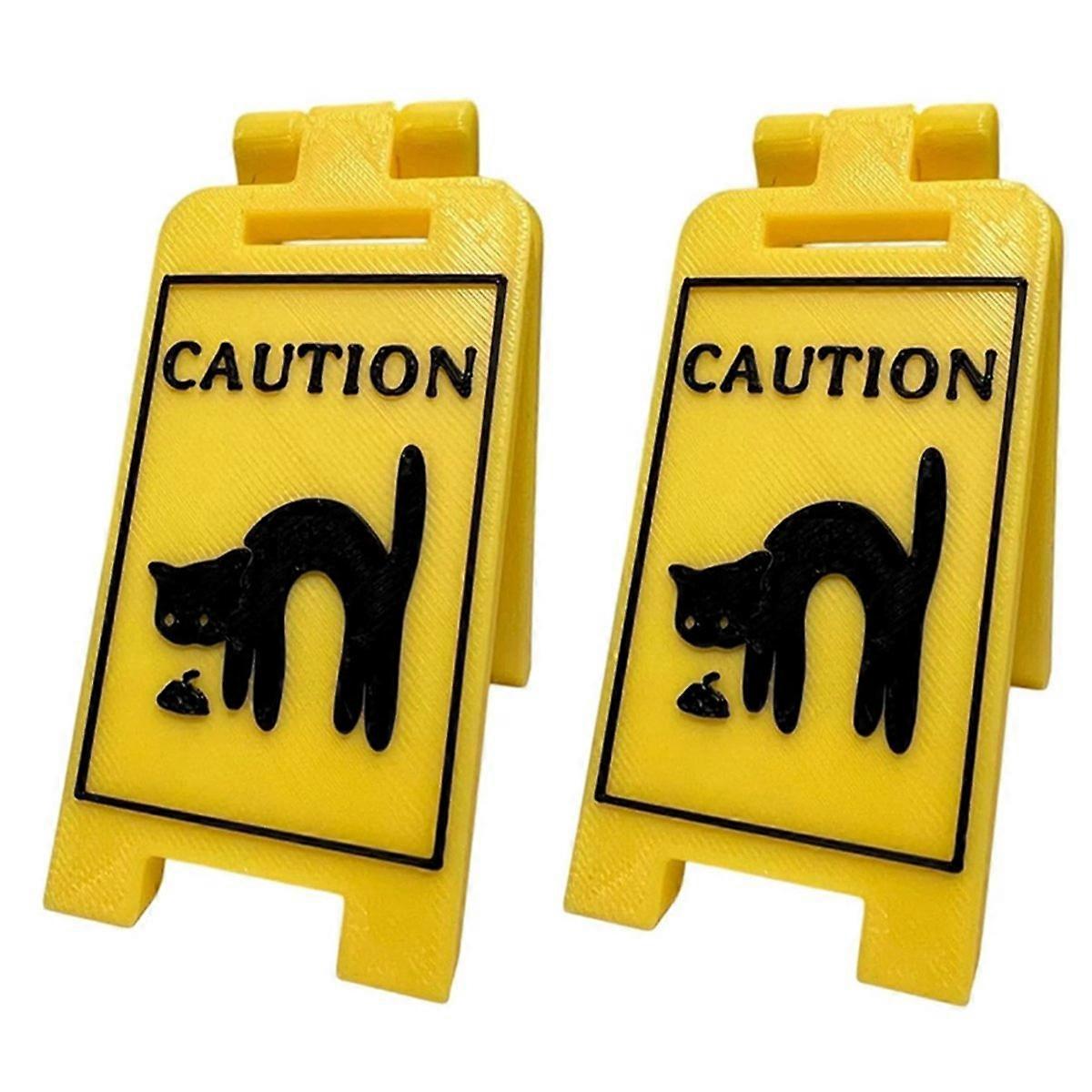 Wasserfestes Warnschild „katzenkotze“, Niedlicher Spruch, Dekoration Für Garten Und Büro