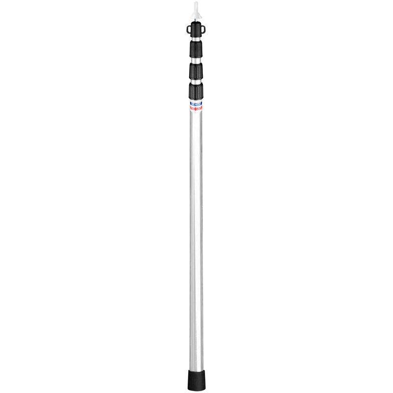 Mât Télescopique D'Extérieur Réglable En Aluminium À 4 Sections De 280 Cm - Robuste Et Facile À Utiliser