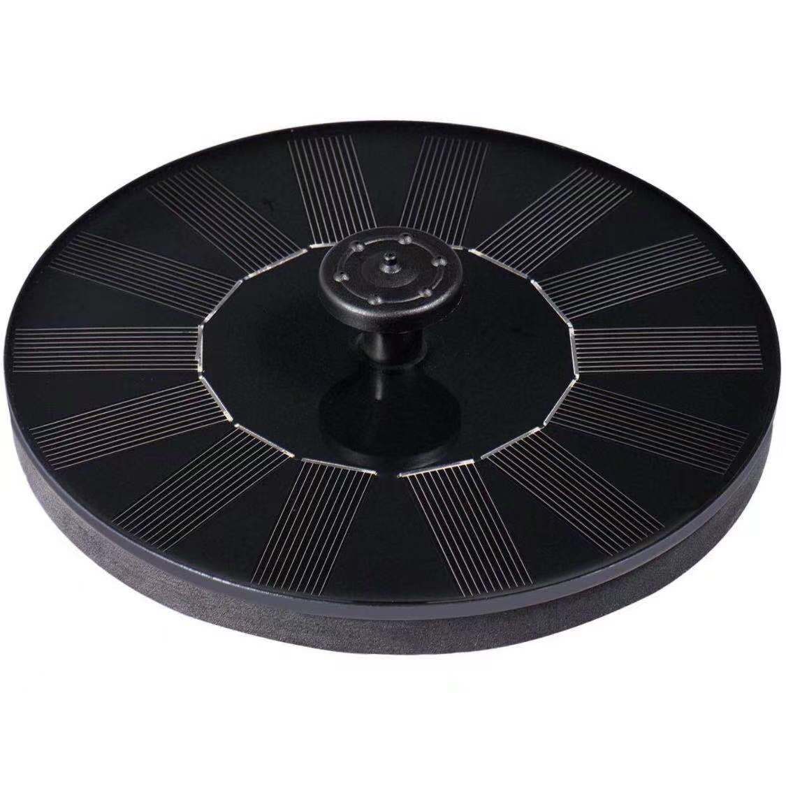 Fontaine Solaire Pompe À Eau Solaire 1.4w Monocristallin Solaire Fontaine Flottante Facile À Utiliser Pompe Fontaine Solaire Pour Jardin Patio - 2pcs