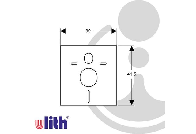 Ulith Schallschutz-Set für Wand-WC und Bidet - (Marktmodell)