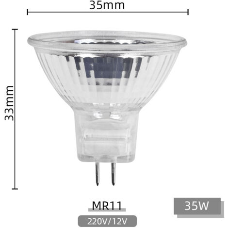 Ampoule Halogene En Quartz Mr11 220v 35w Lumiere Blanc Chaud Ampoule Halogene Basse Tension Pour Projecteur