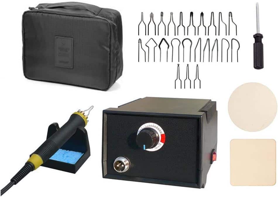 Kit De Pyrogravure Au Bois Professionnel, Ensemble Outil De Fer À Souder 23 Points Température Réglable