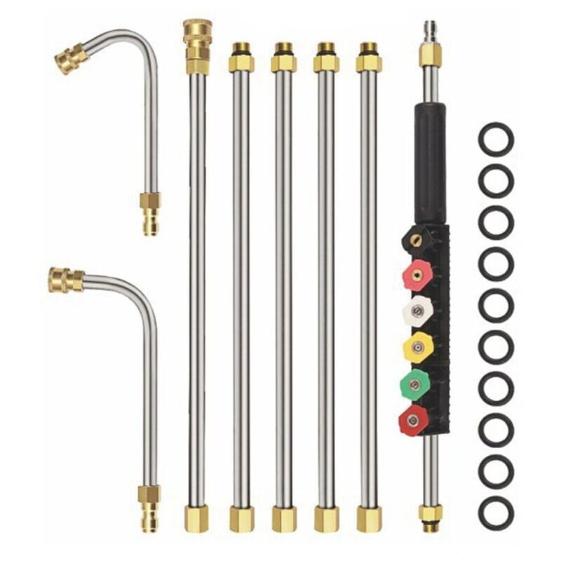 Barres D'Extension Pour Nettoyeur Haute Pression, 4000psi Pointes De Lance De Remplacement Télescopiques Outils De Nettoyage