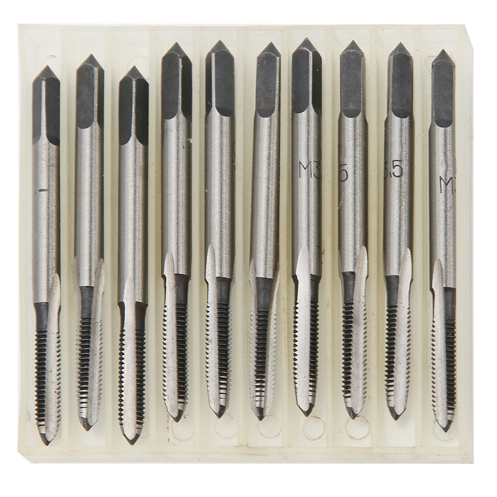 10 Pièces Tarauds Métriques M3.5 Acier Carbone Outils Industriels Fournitures Mécaniques