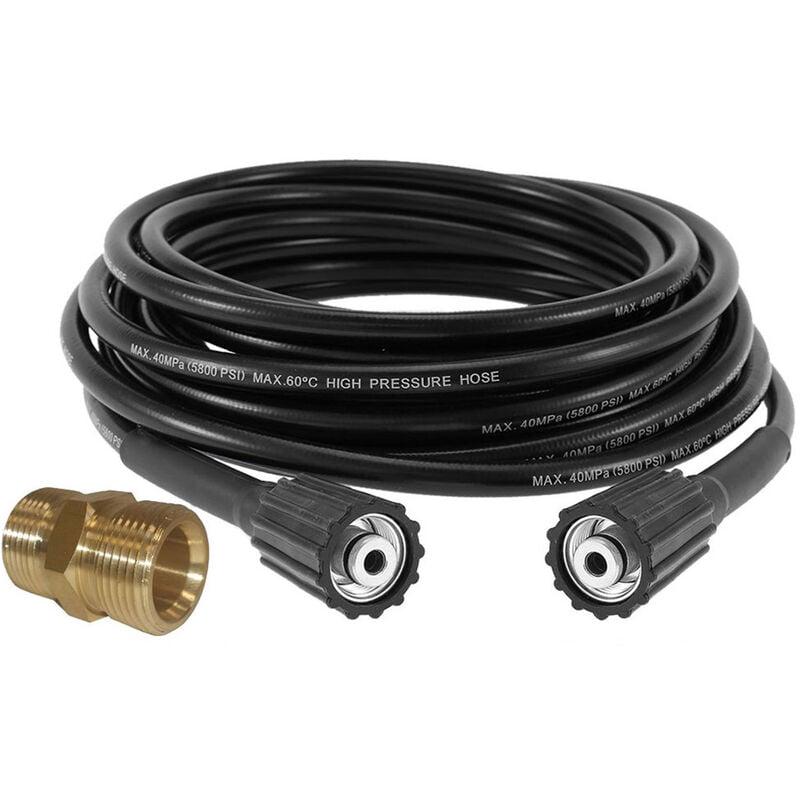 Tuyau D'Extension De Rechange Pour Nettoyeur Haute Pression, Connecteur M22-14, 15 M (50 Pi)
