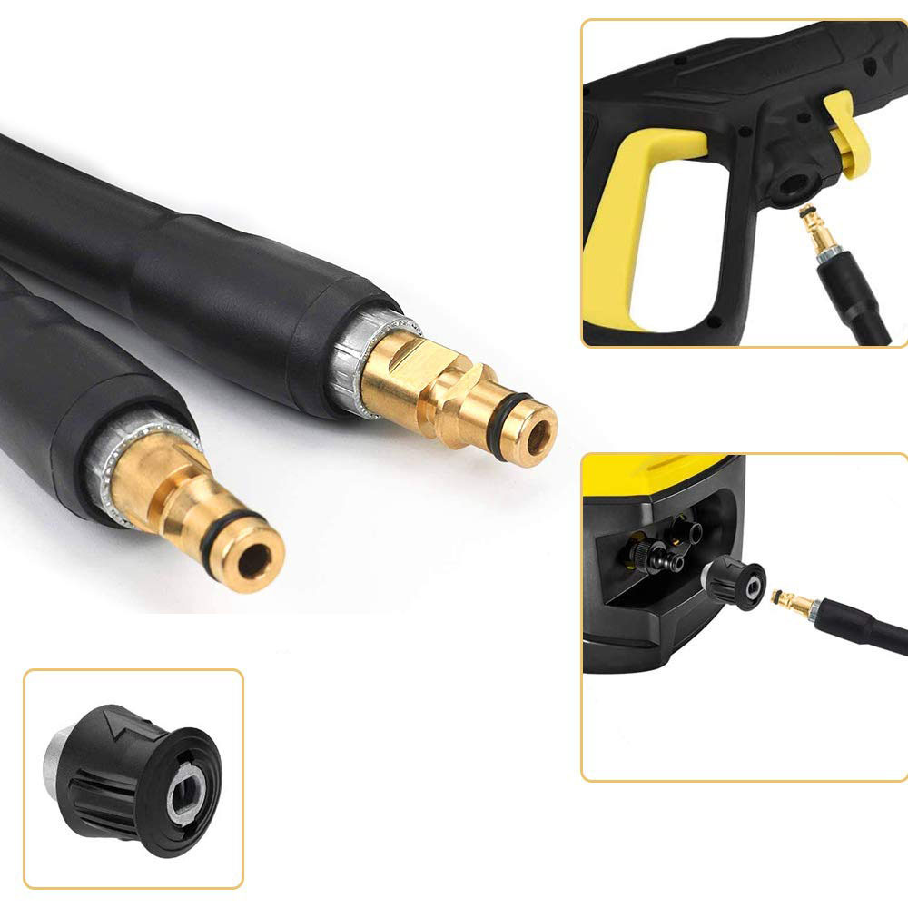 Kit De Remplacement De Tuyau Haute Pression Pour Nettoyeur Haute Pression Karcher K2 K3 K4 K5 K6 K7 (6 M)