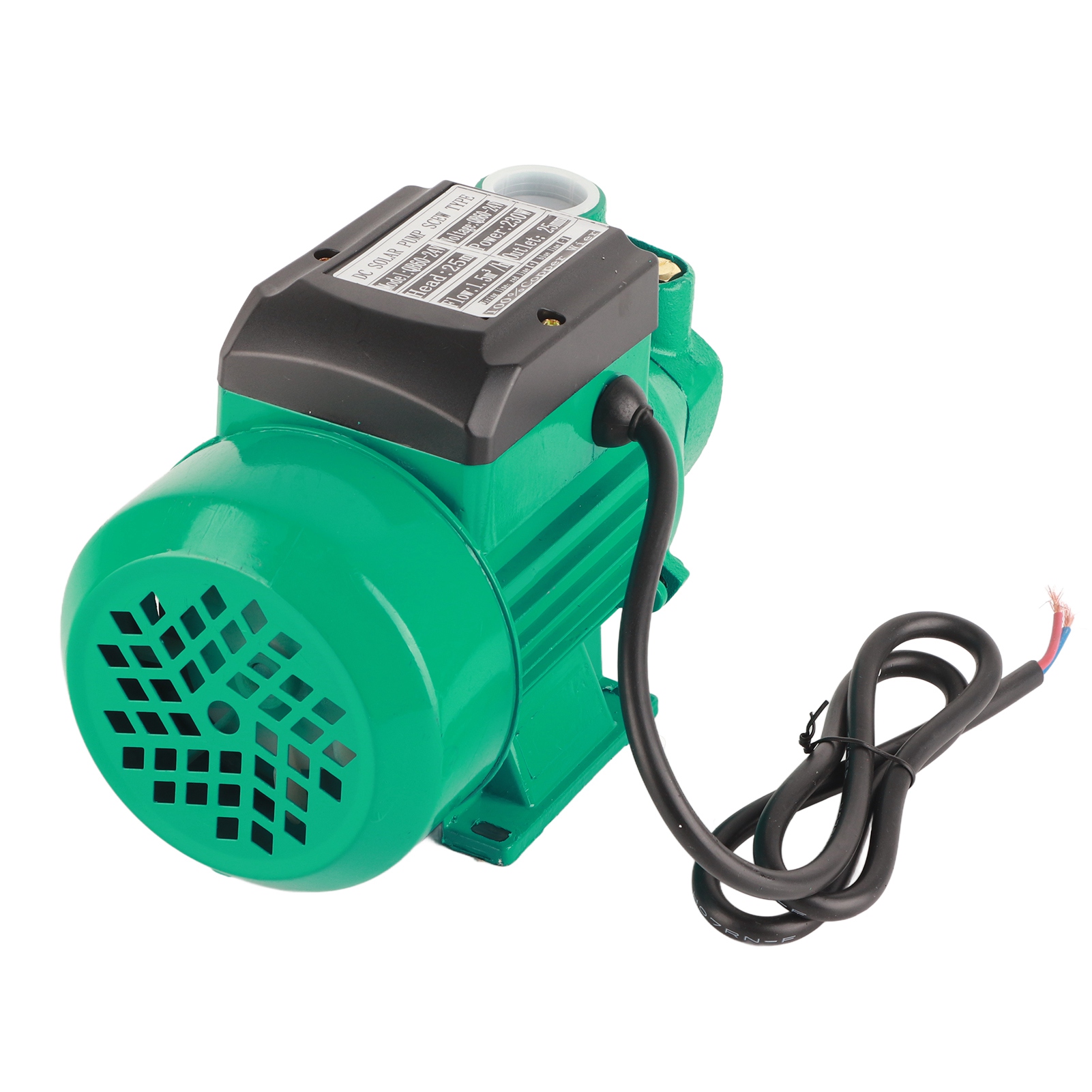 Pompe Solaire Dc 230w 24v Portable, Hauteur De Refoulement 25m, Débit Élevé Ip44 Pour Irrigation Agricole Et Fontaines De Pelouse