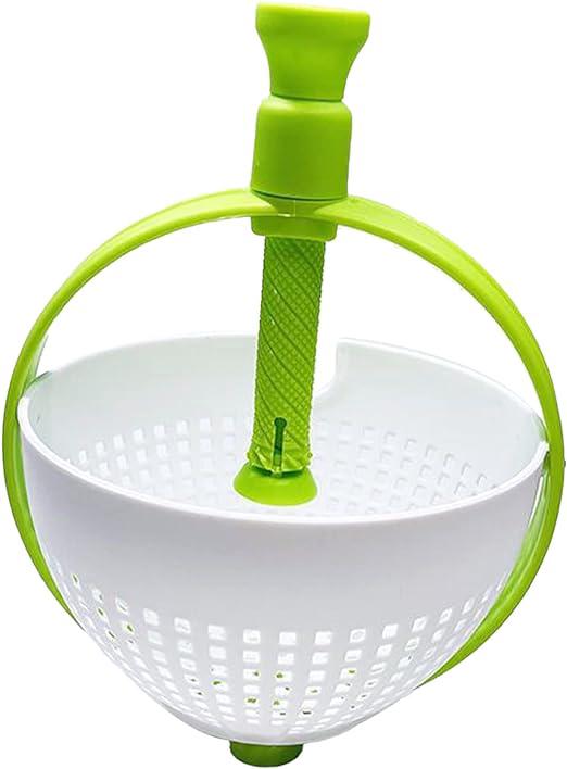 Essoreuse À Salade Manuelle, Laveuse Et Sécheuse À Laitue, Essoreuse À Pâtes Et Frites Avec Poignée Rotative, Essoreuse À Laitue Multi-usages Rapide Et Facile Pour Égouttoir Rotatif