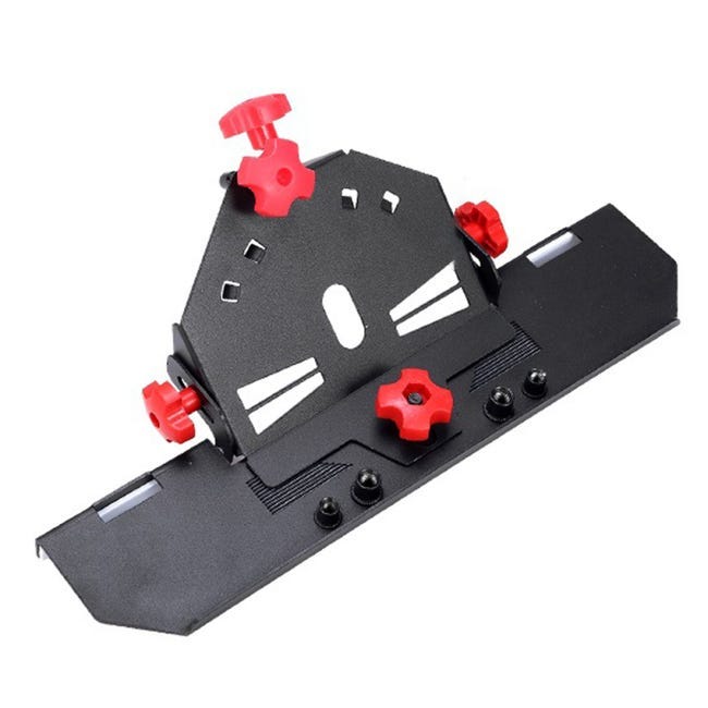 Support De Meuleuse D'Angle Multifonctionnel Avec Vis De Fixation Pour Chanfrein À 45° - Guide De Coupe Pour Carrelage En Céramique - Outil Utilitaire
