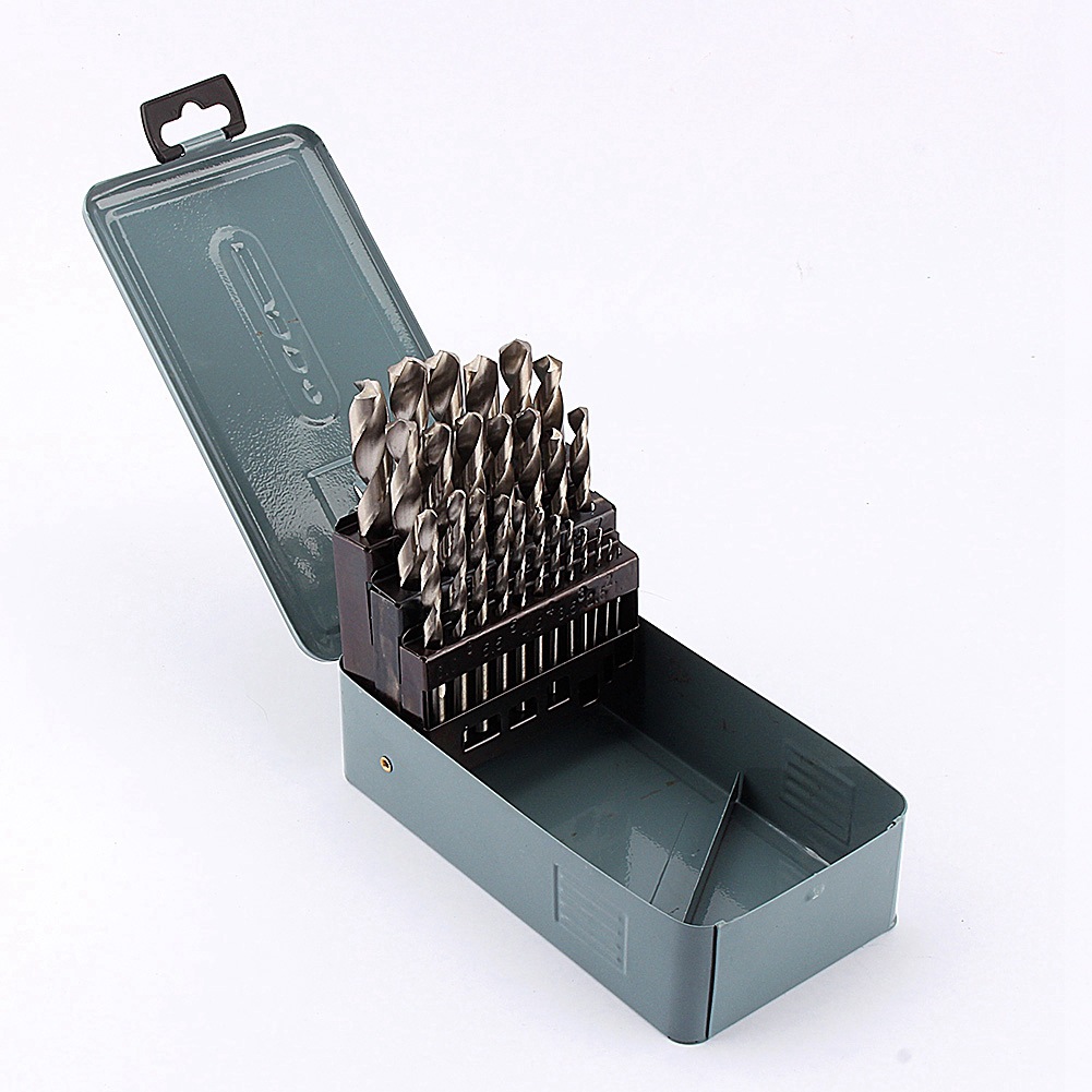 Professionelles Pointteq 25-teiliges Hss-spiralbohrer-set (für Metall, Probox, Bohrschrauber-zubehör)
