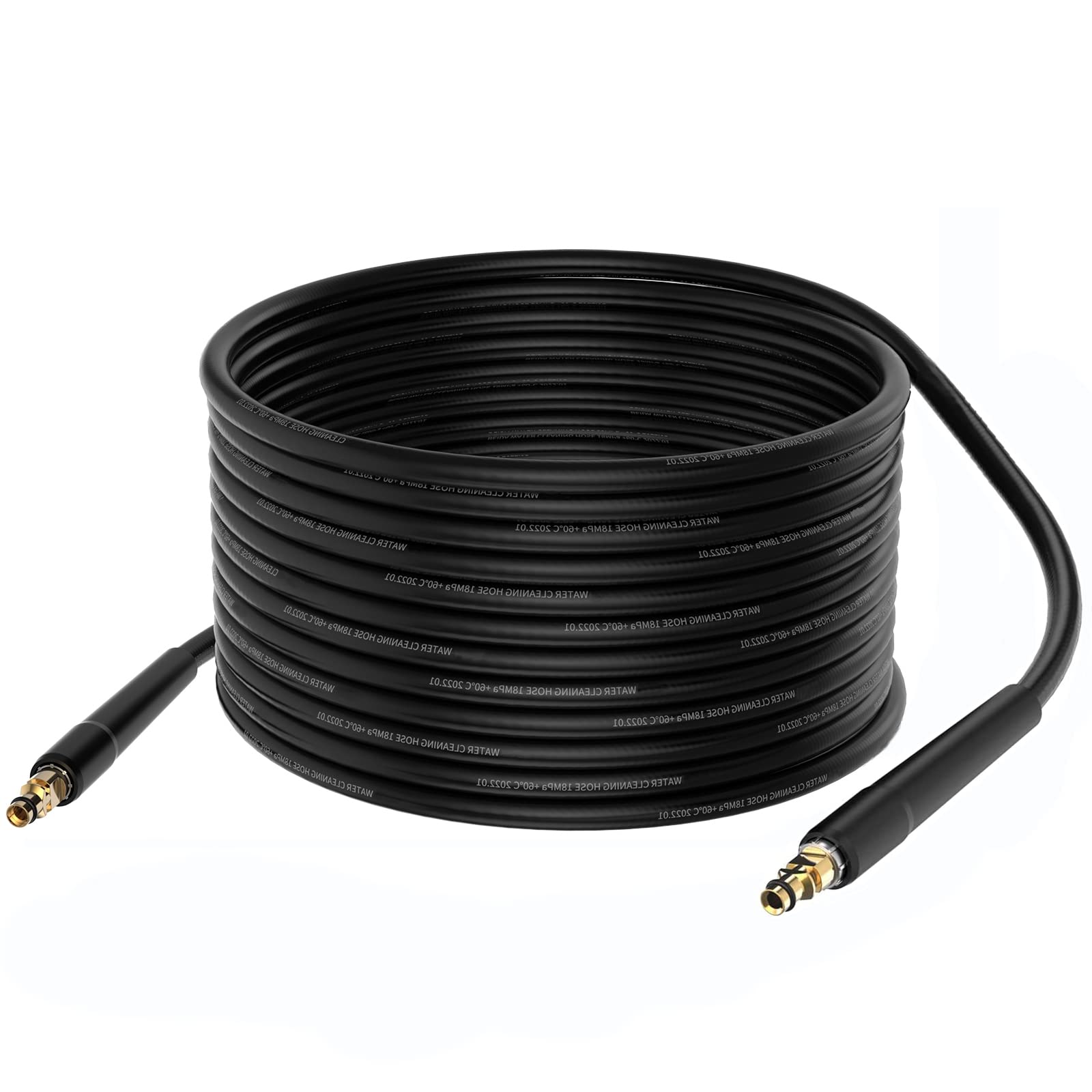 Tuyau De 10 M Compatible Avec Les Nettoyeurs Haute Pression Kärcher K2, K3, K4, K5 Et K7. Accessoire Pour Poignée De Pistolet À Connexion Rapide.