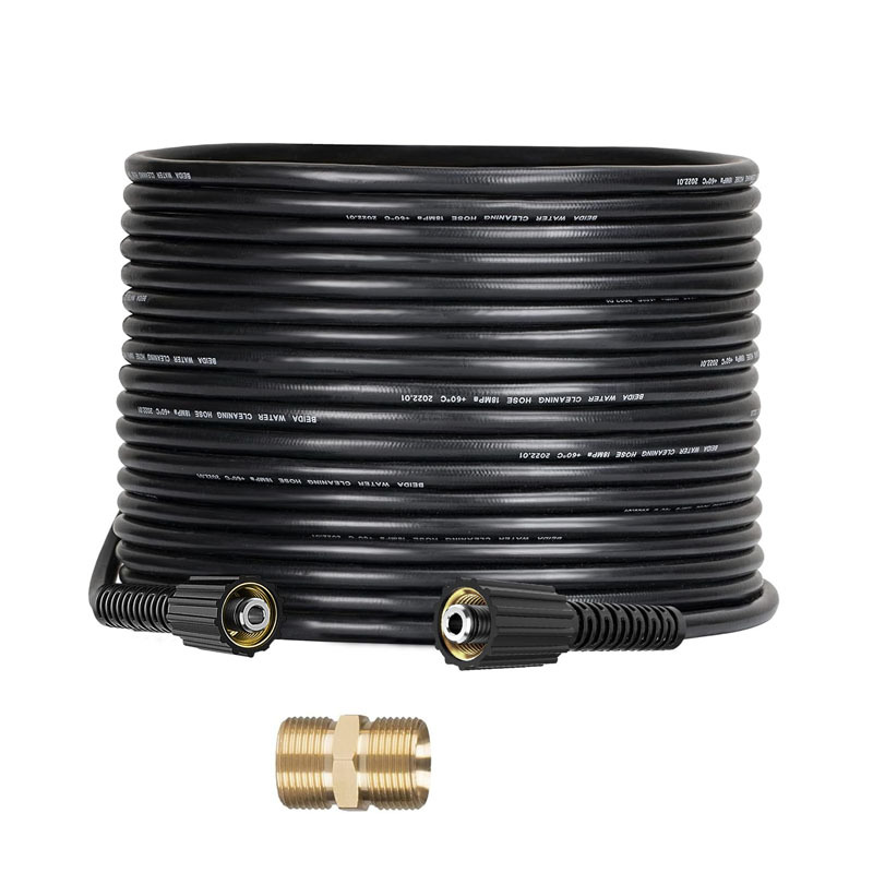 Tuyau De Rechange D'Extension Pour Nettoyeur Haute Pression 10m, M22 Femelle Flexible Pour Karcher Standard M22-14 Connexion