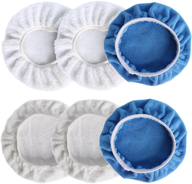 Lot De 6 Chiffons De Polissage Pour Voiture 220 Mm-250 Mm,disques De Polissage, Peaux À Polir,machine À Polir(2microfibre,2revêtements,2laine) (sku Produit : 96379293 Sku Offre : Wmy00091lyy)