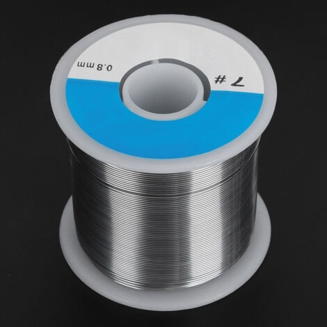 Fil D'Étain À Souder 63/37, 500g, 0.8mm, Bas Point De Fusion, Haute Pureté, Sans Nettoyage, Fournitures De Soudure