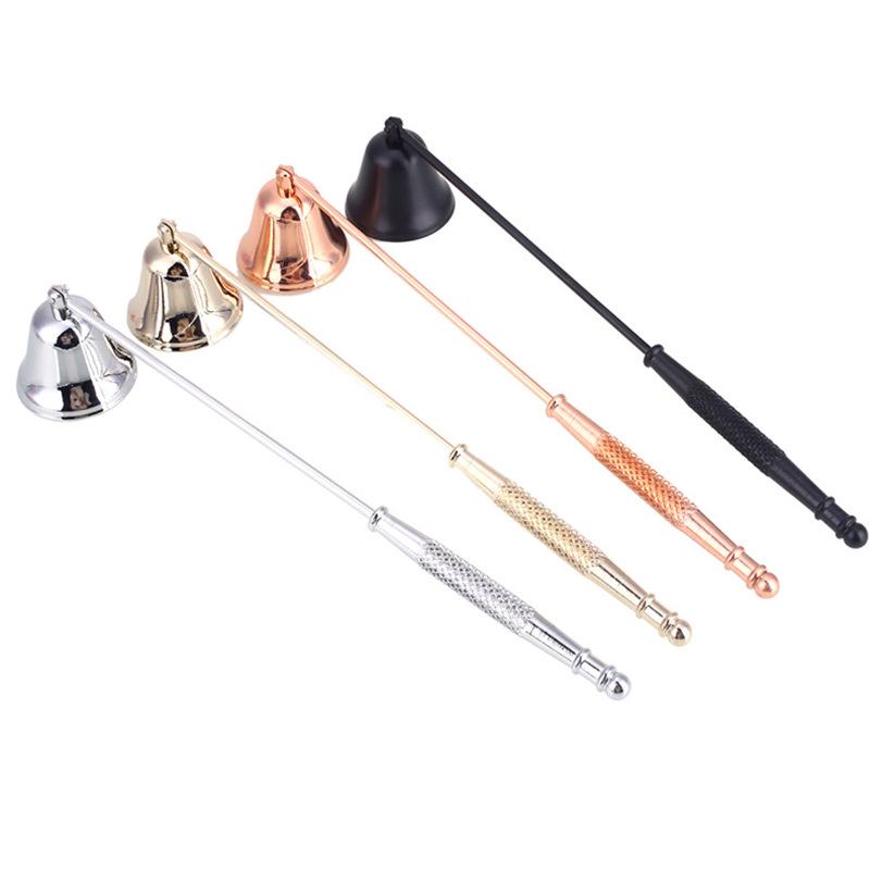 Extincteur En Forme De Cloche, 4 Couleurs, Couvre-mèche, Couvercle De Bougie, Outil Pour Bougie (4 Pièces)