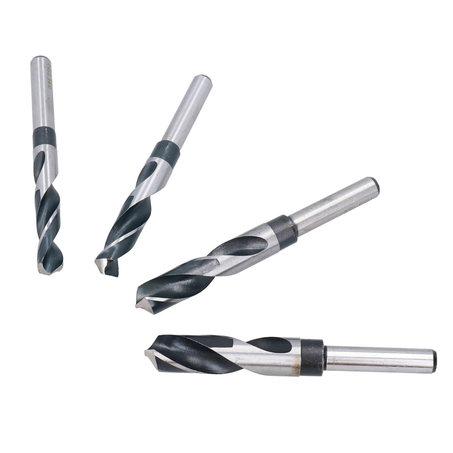 Lot De 4 Forets À Métaux Hélicoïdaux Hss Avec Forets De 14 Mm, 16 Mm, 18 Mm Et 25 Mm