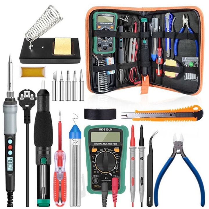 Welding Gun Kit With Multimeter, Welding Tool Kit With Digital Display