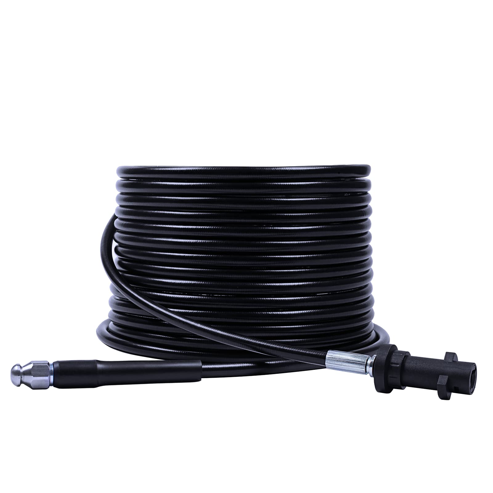 Déboucheur De Canalisations Haute Pression 220 Bar,embout Pour Kärcher K2 K3 K4 K5 K7,10 M,nettoyage Évier Et Tuyauterie,noir