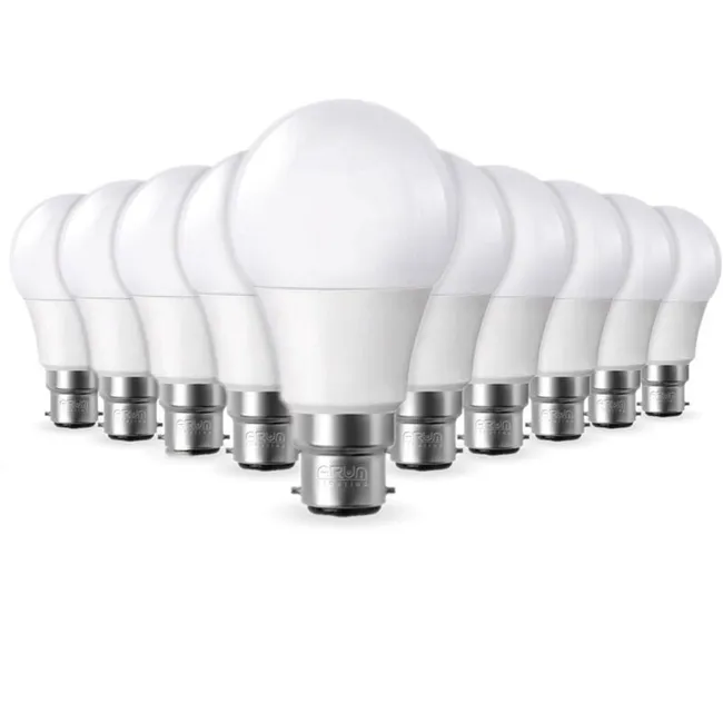 Lot De 10 Ampoules Led B22 11w Eq 75w Température De Couleur: Blanc Chaud 2700k